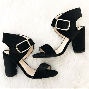 Shoes - Sophia Velvet Black Heels Shoes - Sophia Velvet Black Heels
